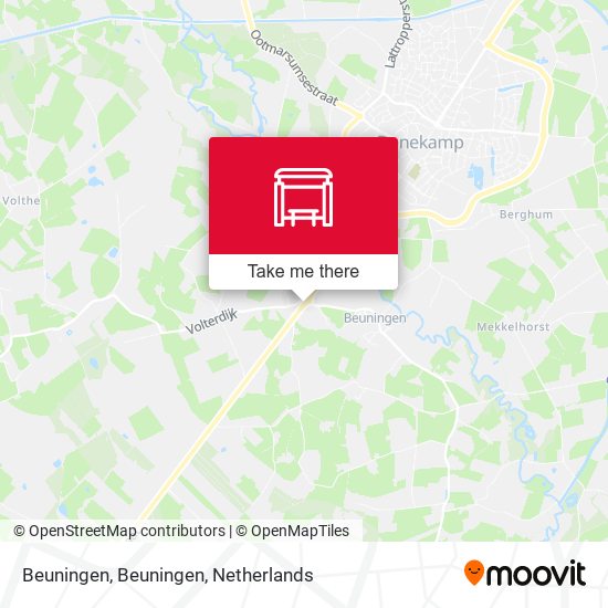 Beuningen, Beuningen map