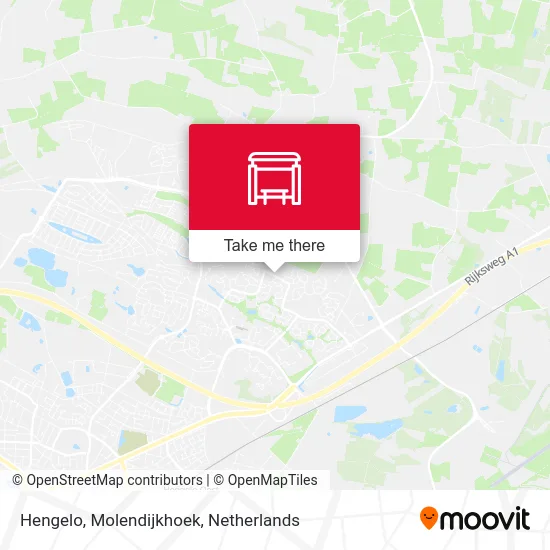 Hengelo, Molendijkhoek Karte
