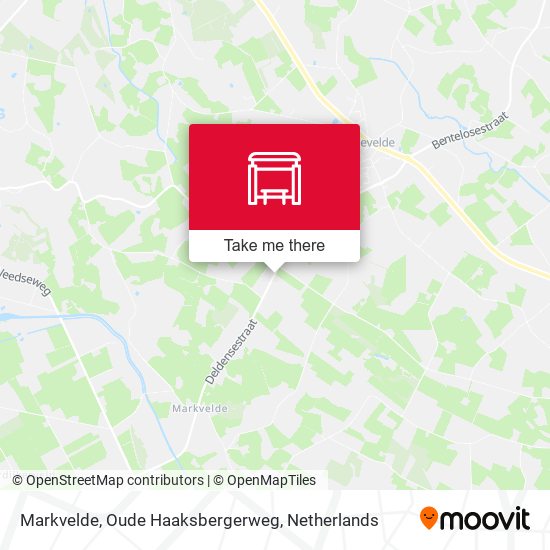 Markvelde, Oude Haaksbergerweg map