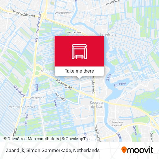 Zaandijk, Simon Gammerkade map