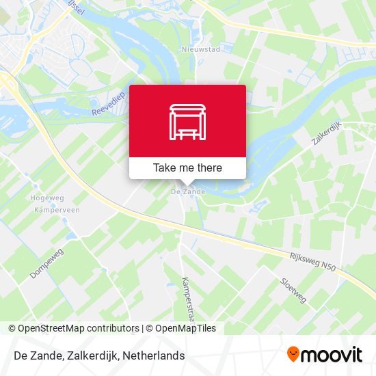 De Zande, Zalkerdijk map