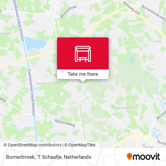 Bornerbroek, 'T Schaafje map