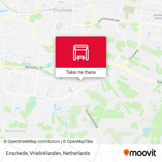 Enschede, Vrielinklanden map