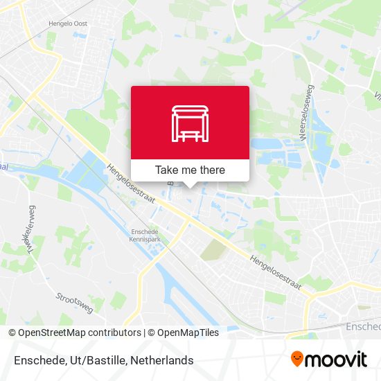 Enschede, Ut/Bastille map