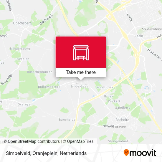 Simpelveld, Oranjeplein Karte