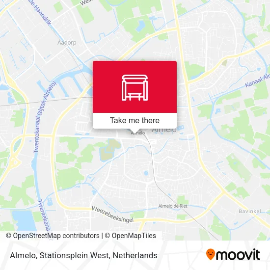 Almelo, Stationsplein West map