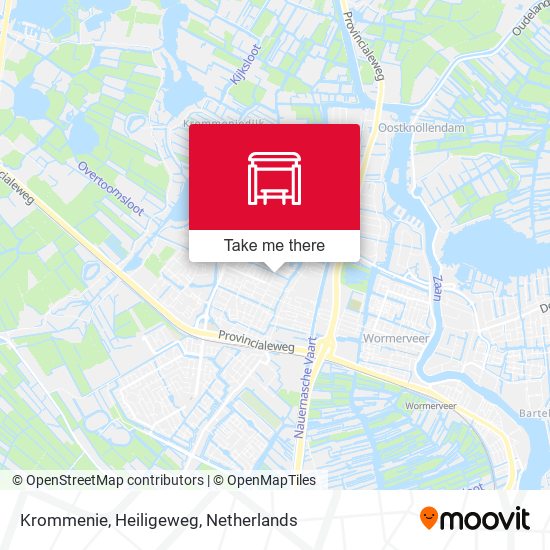 Krommenie, Heiligeweg map