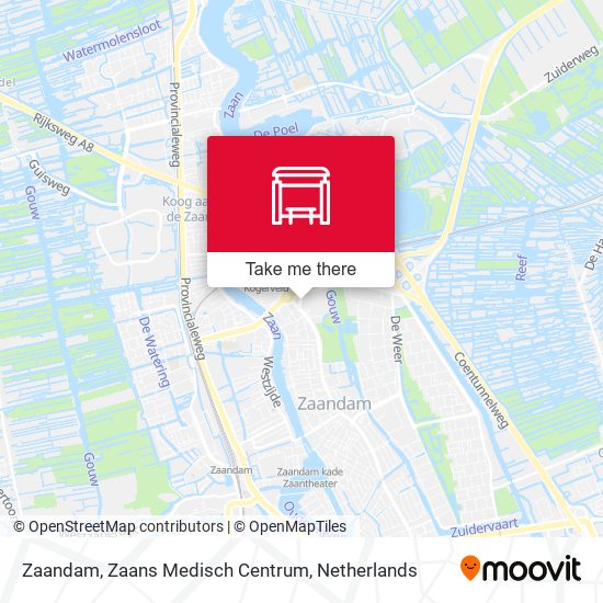 Zaandam, Zaans Medisch Centrum map