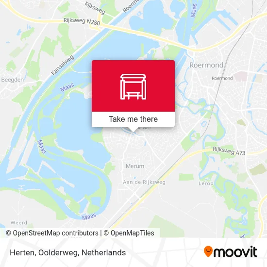 Herten, Oolderweg map