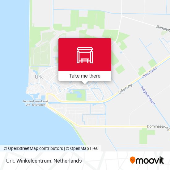 Urk, Winkelcentrum map