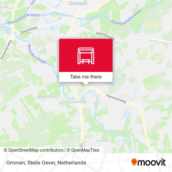 Ommen, Steile Oever map