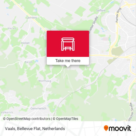 Vaals, Bellevue Flat map