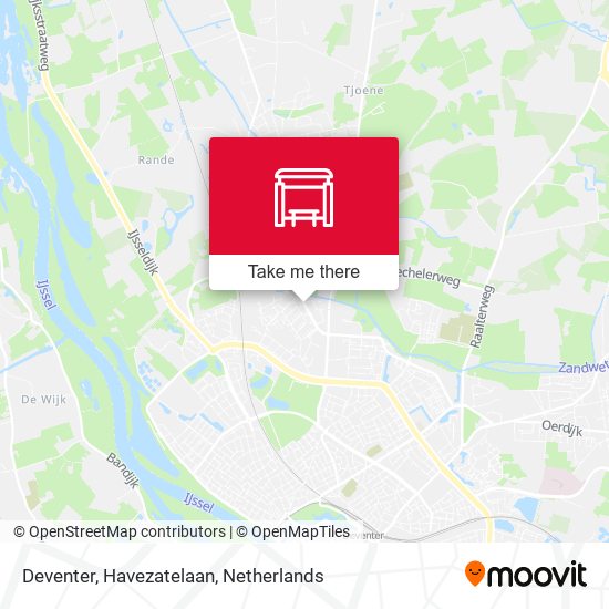 Deventer, Havezatelaan map