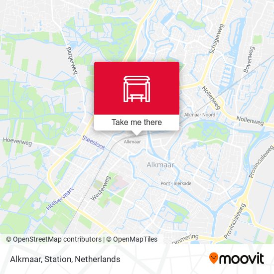 Alkmaar, Station map