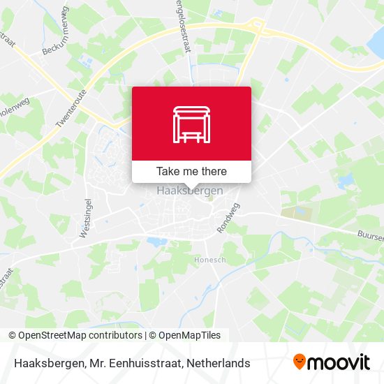 Haaksbergen, Mr. Eenhuisstraat map