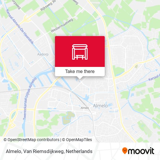 Almelo, Van Riemsdijkweg Karte