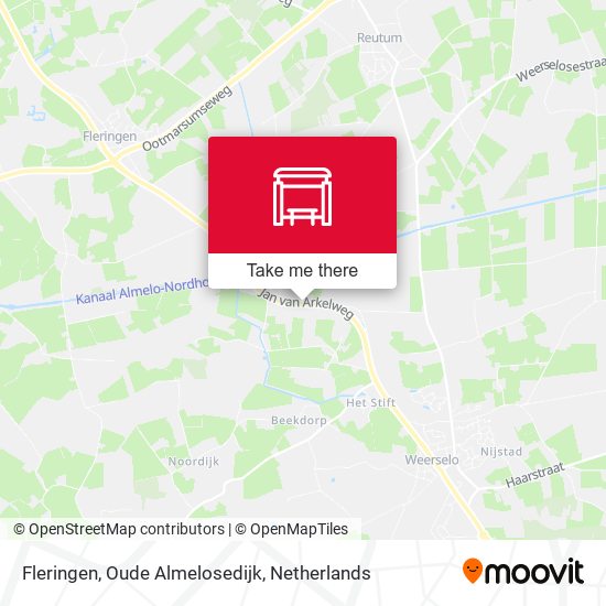 Fleringen, Oude Almelosedijk map