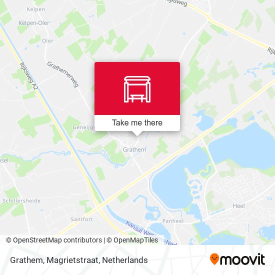 Grathem, Magrietstraat map