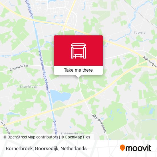 Bornerbroek, Goorsedijk map
