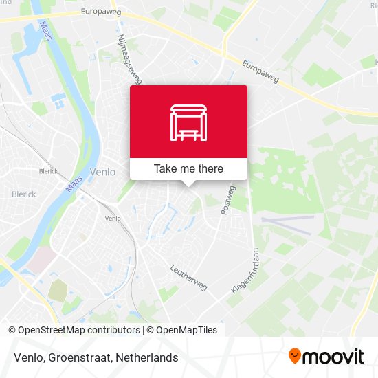 Venlo, Groenstraat Karte