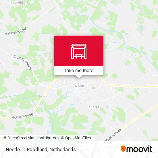 Neede, 'T Roodland map