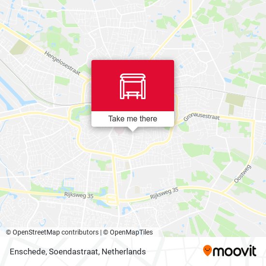 Enschede, Soendastraat map