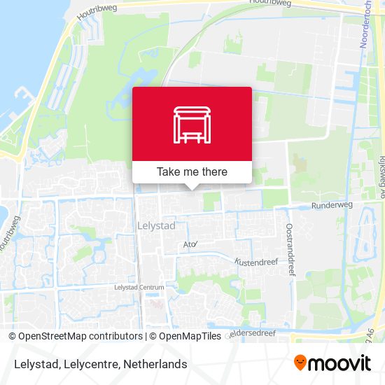Lelystad, Lelycentre map