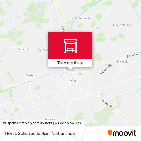 Horst, Schutroedeplein map