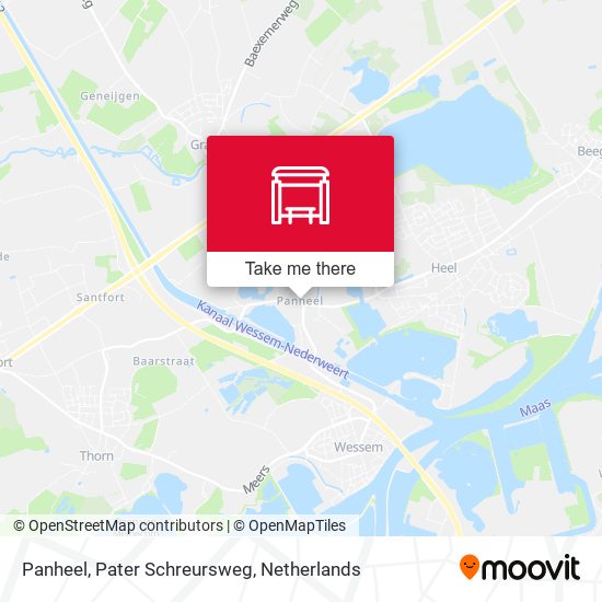 Panheel, Pater Schreursweg map