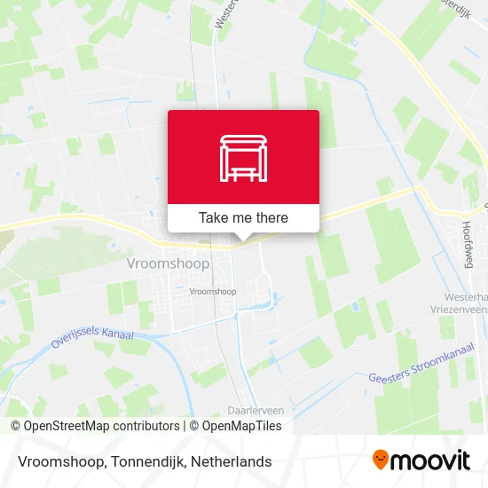 Vroomshoop, Tonnendijk map
