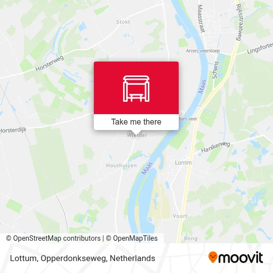 Lottum, Opperdonkseweg Karte