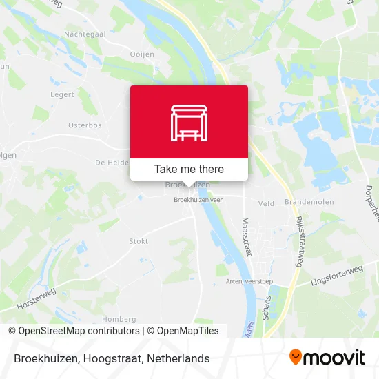 Broekhuizen, Hoogstraat map