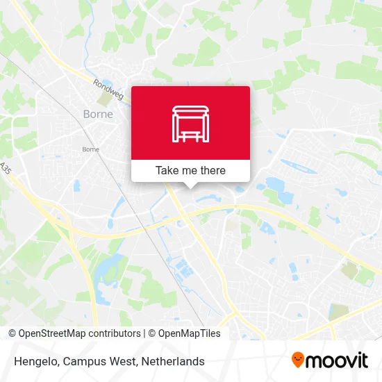 Hengelo, Campus West map