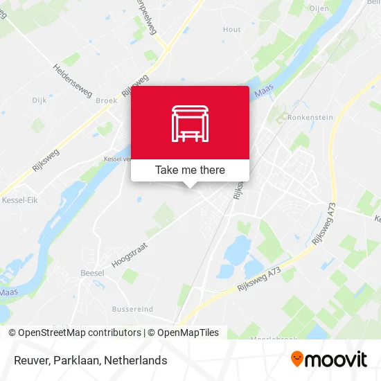 Reuver, Parklaan map