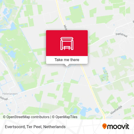 Evertsoord, Ter Peel map