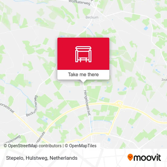 Stepelo, Hulstweg map