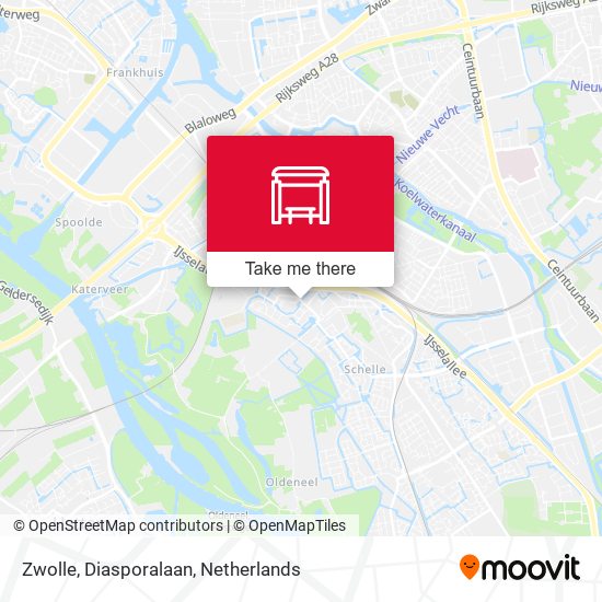 Zwolle, Diasporalaan map