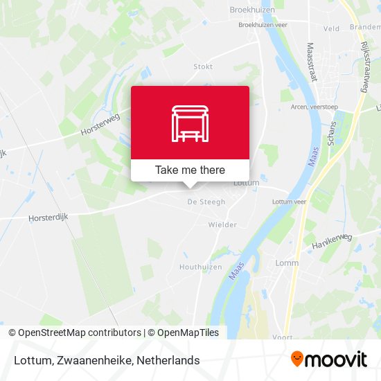 Lottum, Zwaanenheike map