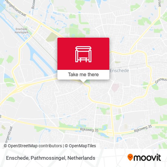 Enschede, Pathmossingel map