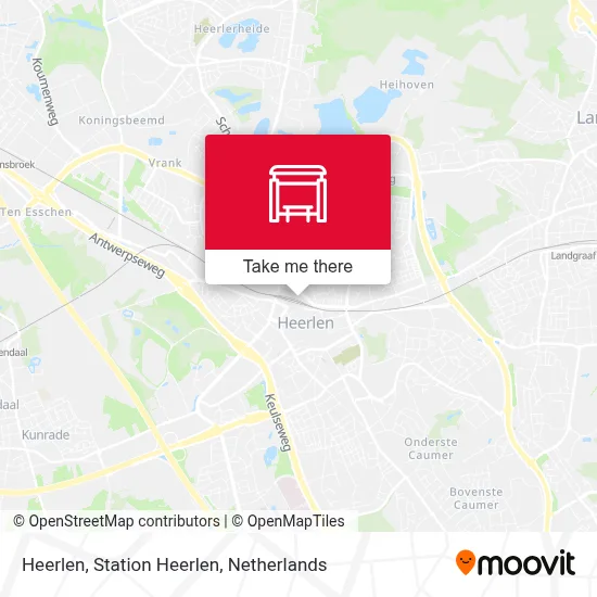 Heerlen, Station Heerlen map
