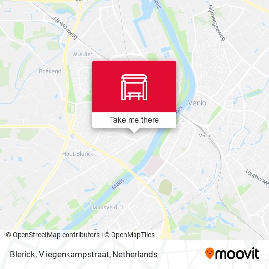 Blerick, Vliegenkampstraat map
