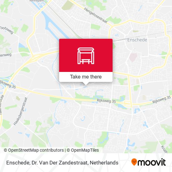 Enschede, Dr. Van Der Zandestraat map