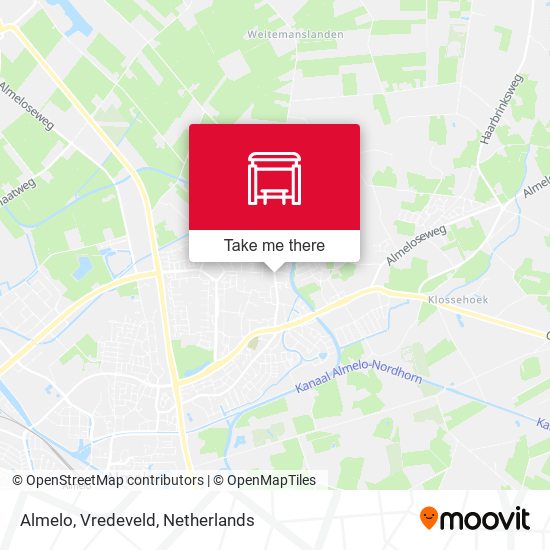 Almelo, Vredeveld Karte