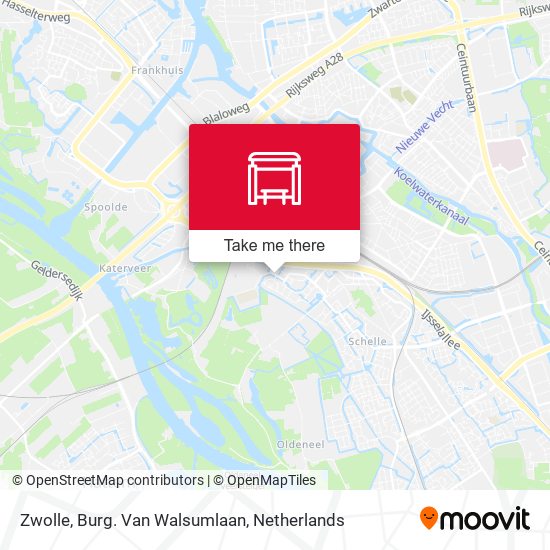 Zwolle, Burg. Van Walsumlaan map