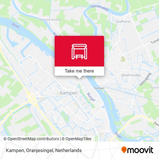 Kampen, Oranjesingel map