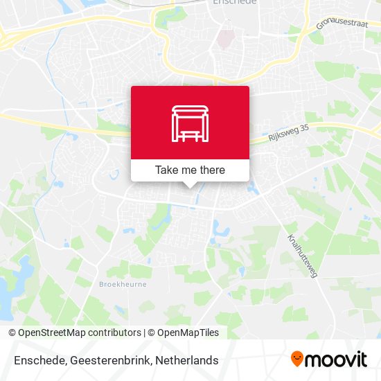 Enschede, Geesterenbrink map