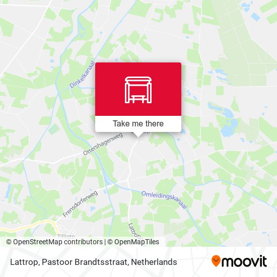 Lattrop, Pastoor Brandtsstraat map