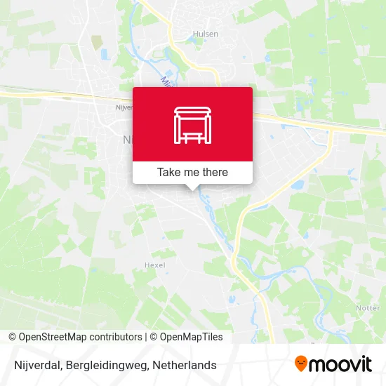 Nijverdal, Bergleidingweg map