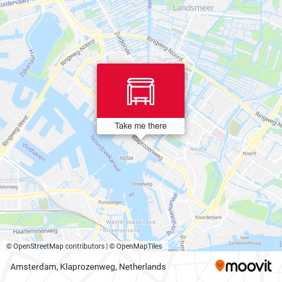 Amsterdam, Klaprozenweg Karte
