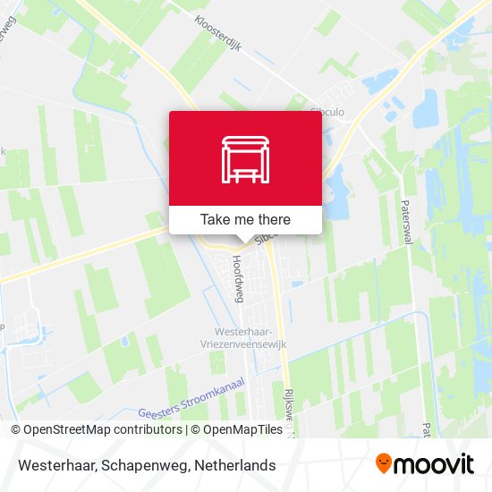 Westerhaar, Schapenweg map